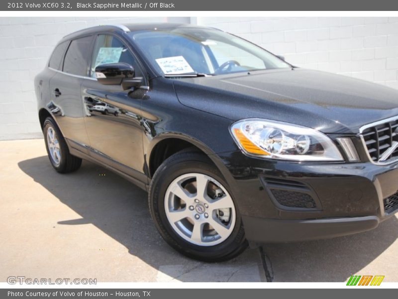 Black Sapphire Metallic / Off Black 2012 Volvo XC60 3.2