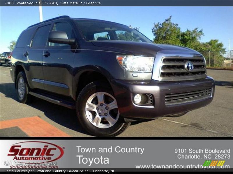 Slate Metallic / Graphite 2008 Toyota Sequoia SR5 4WD