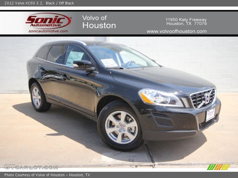 Black / Off Black 2012 Volvo XC60 3.2