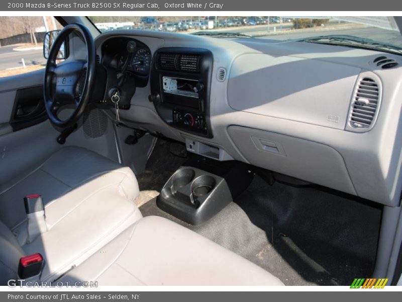 Oxford White / Gray 2000 Mazda B-Series Truck B2500 SX Regular Cab