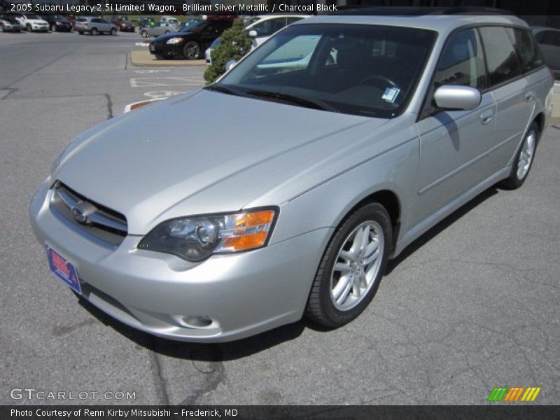 Brilliant Silver Metallic / Charcoal Black 2005 Subaru Legacy 2.5i Limited Wagon