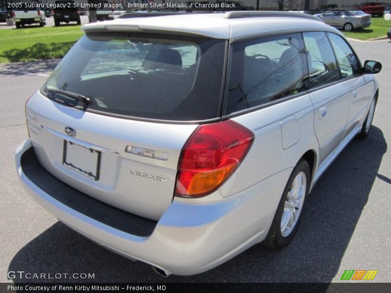 Brilliant Silver Metallic / Charcoal Black 2005 Subaru Legacy 2.5i Limited Wagon