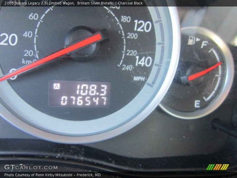 Brilliant Silver Metallic / Charcoal Black 2005 Subaru Legacy 2.5i Limited Wagon