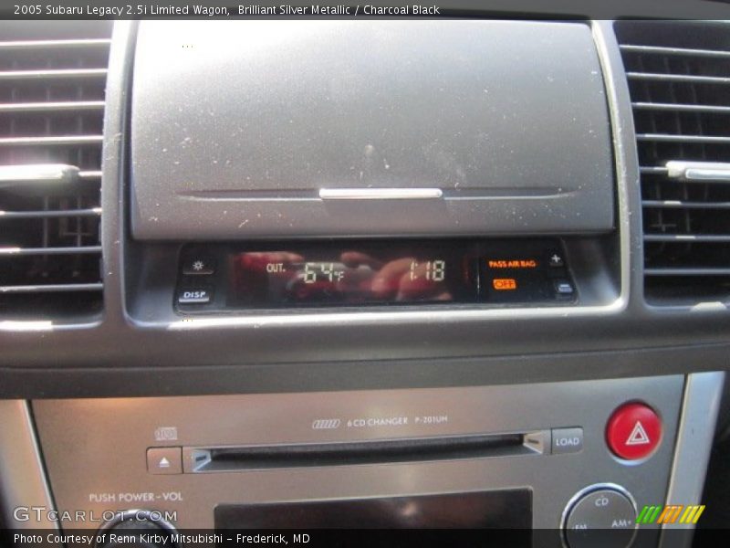 Brilliant Silver Metallic / Charcoal Black 2005 Subaru Legacy 2.5i Limited Wagon