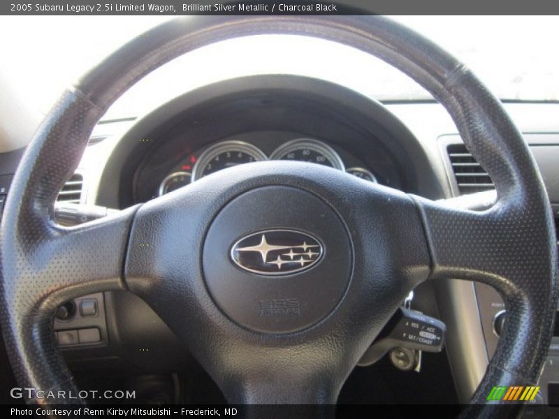 Brilliant Silver Metallic / Charcoal Black 2005 Subaru Legacy 2.5i Limited Wagon