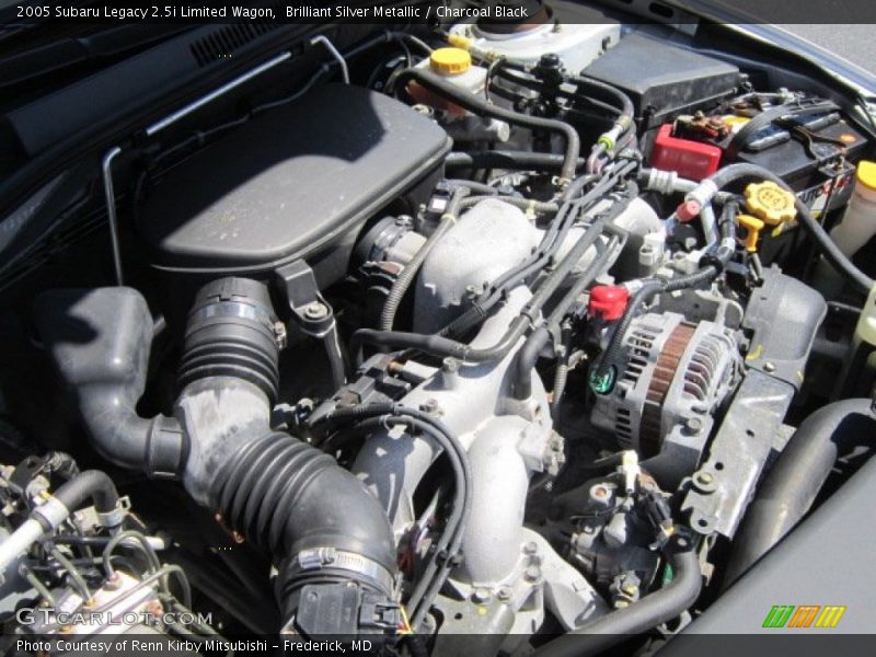Brilliant Silver Metallic / Charcoal Black 2005 Subaru Legacy 2.5i Limited Wagon
