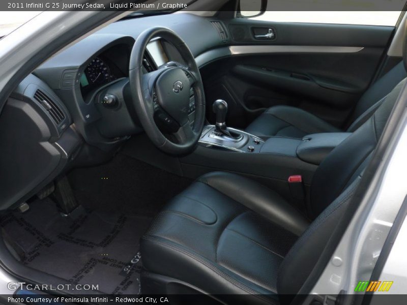 Liquid Platinum / Graphite 2011 Infiniti G 25 Journey Sedan