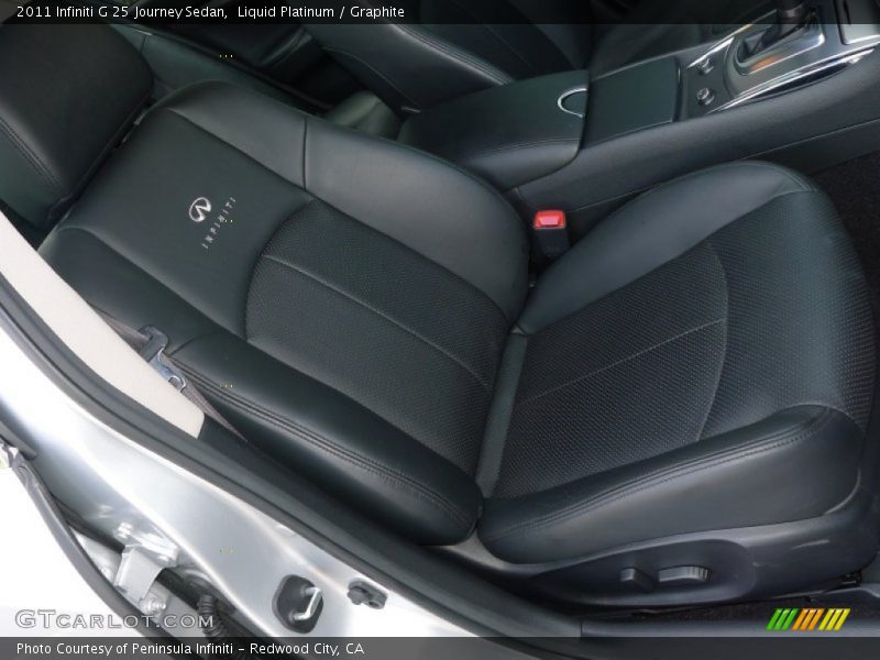 Liquid Platinum / Graphite 2011 Infiniti G 25 Journey Sedan