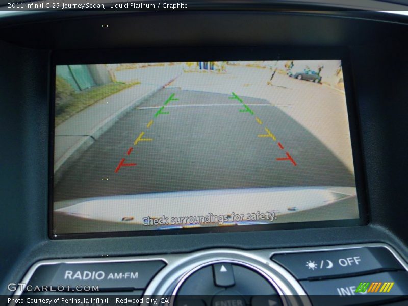Liquid Platinum / Graphite 2011 Infiniti G 25 Journey Sedan