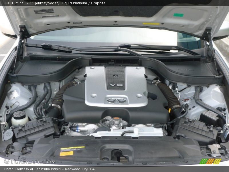 Liquid Platinum / Graphite 2011 Infiniti G 25 Journey Sedan