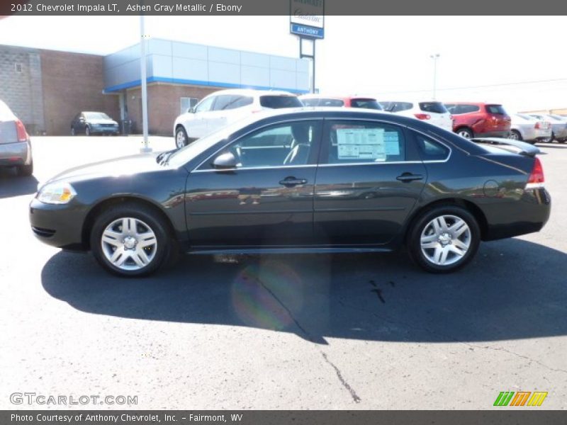 Ashen Gray Metallic / Ebony 2012 Chevrolet Impala LT