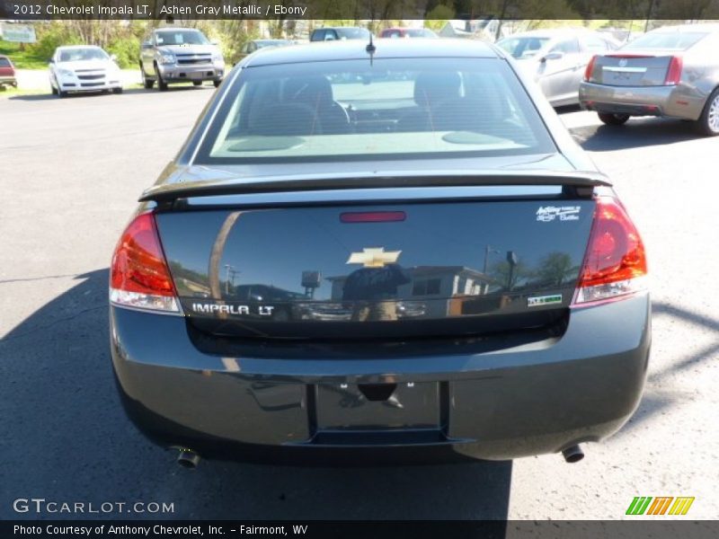 Ashen Gray Metallic / Ebony 2012 Chevrolet Impala LT