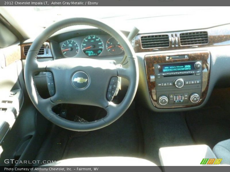 Ashen Gray Metallic / Ebony 2012 Chevrolet Impala LT