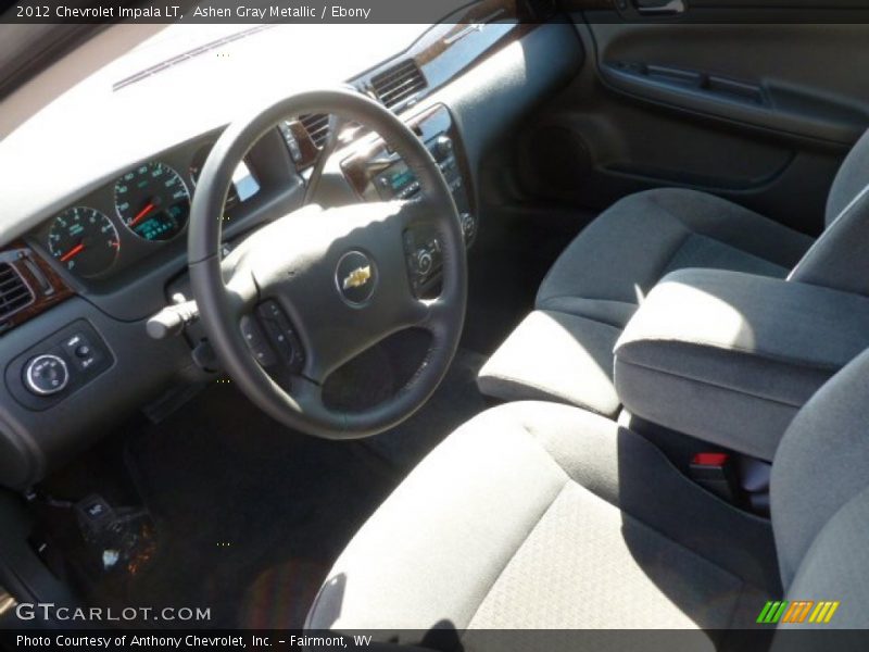 Ashen Gray Metallic / Ebony 2012 Chevrolet Impala LT
