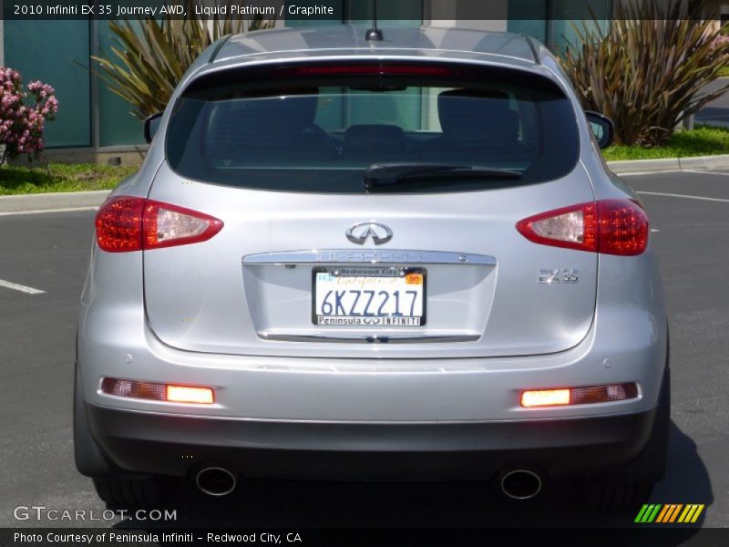 Liquid Platinum / Graphite 2010 Infiniti EX 35 Journey AWD