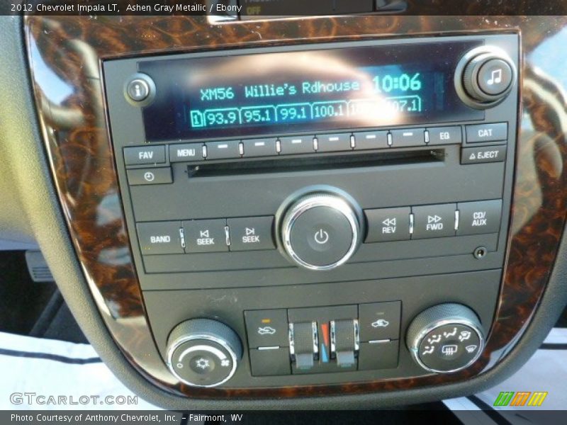 Ashen Gray Metallic / Ebony 2012 Chevrolet Impala LT