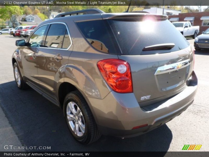 Mocha Steel Metallic / Light Titanium/Jet Black 2012 Chevrolet Equinox LT AWD