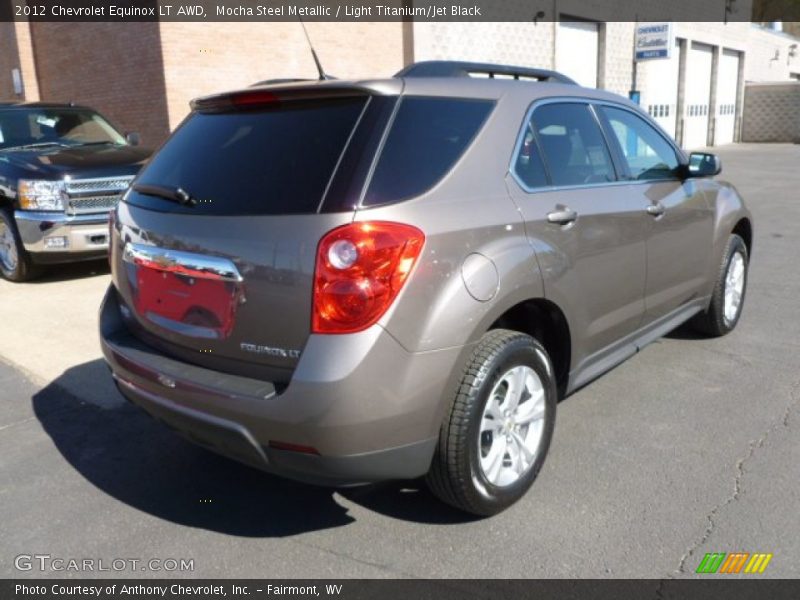 Mocha Steel Metallic / Light Titanium/Jet Black 2012 Chevrolet Equinox LT AWD