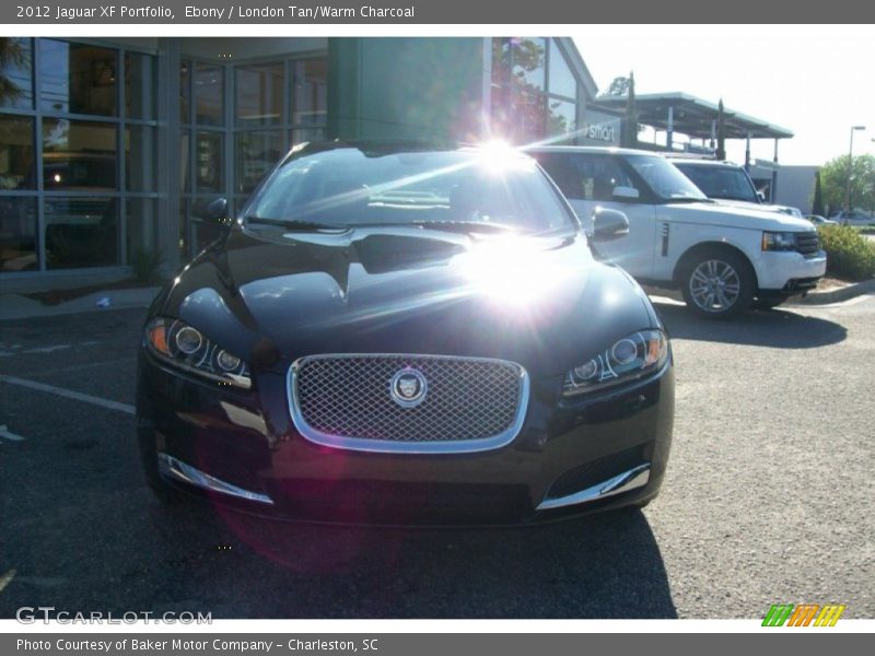 Ebony / London Tan/Warm Charcoal 2012 Jaguar XF Portfolio