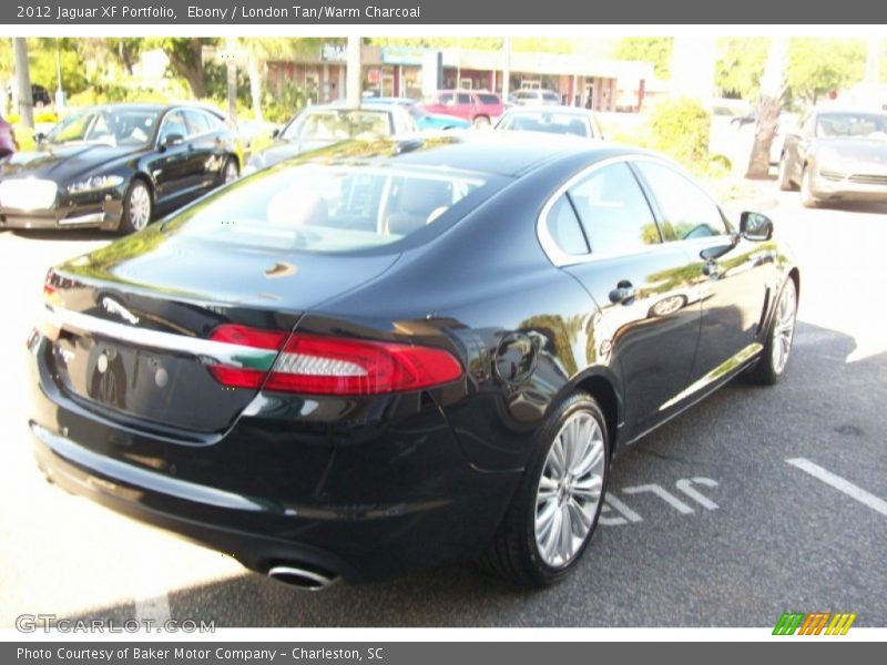 Ebony / London Tan/Warm Charcoal 2012 Jaguar XF Portfolio