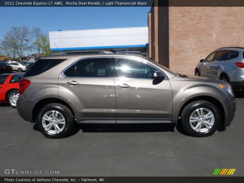 Mocha Steel Metallic / Light Titanium/Jet Black 2012 Chevrolet Equinox LT AWD