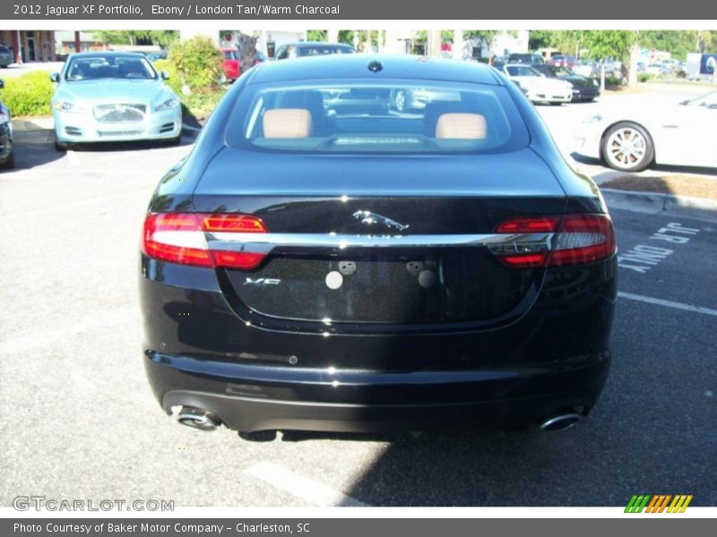 Ebony / London Tan/Warm Charcoal 2012 Jaguar XF Portfolio