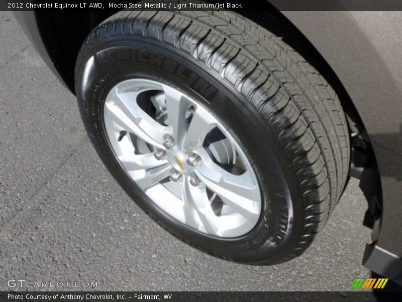 Mocha Steel Metallic / Light Titanium/Jet Black 2012 Chevrolet Equinox LT AWD