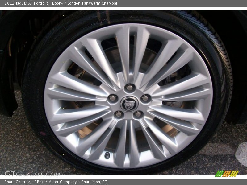 Ebony / London Tan/Warm Charcoal 2012 Jaguar XF Portfolio
