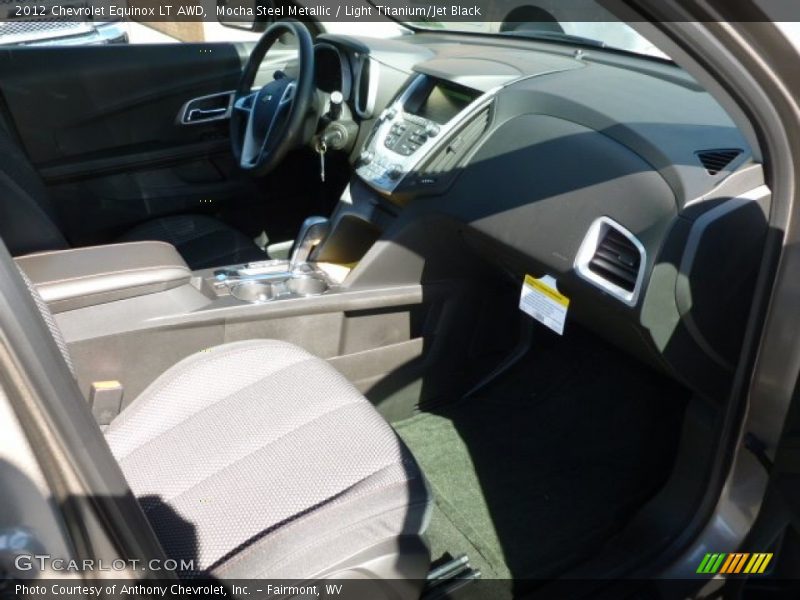 Mocha Steel Metallic / Light Titanium/Jet Black 2012 Chevrolet Equinox LT AWD