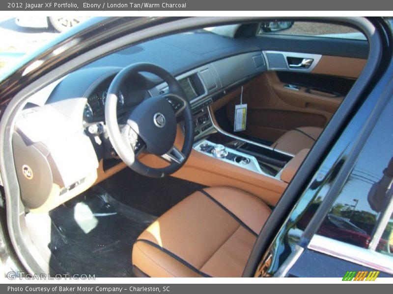 Ebony / London Tan/Warm Charcoal 2012 Jaguar XF Portfolio