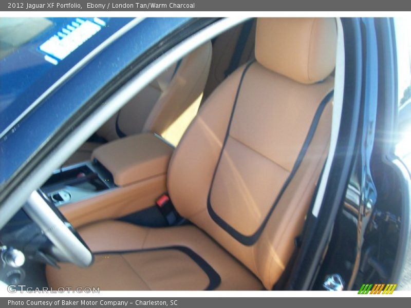 Ebony / London Tan/Warm Charcoal 2012 Jaguar XF Portfolio