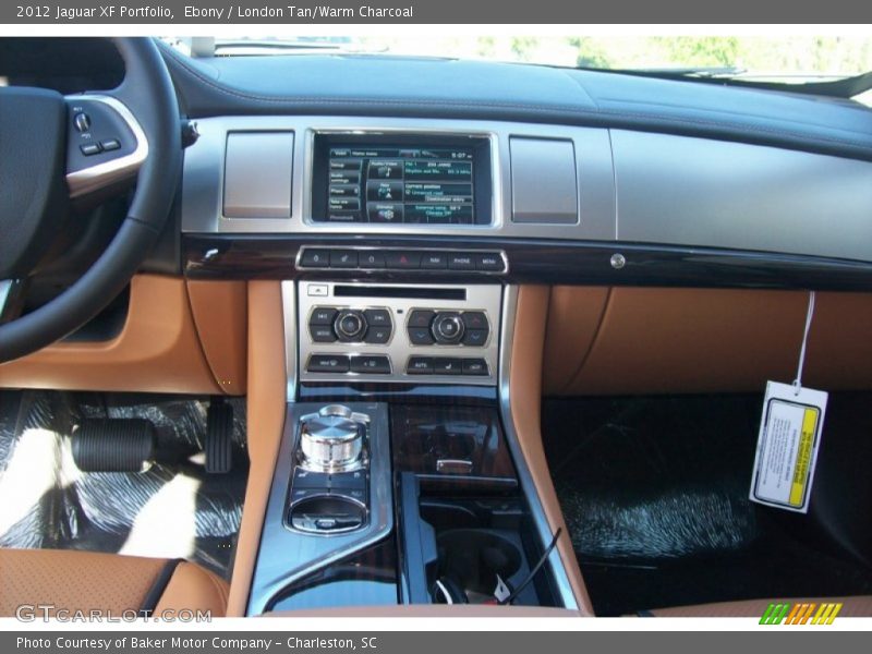 Ebony / London Tan/Warm Charcoal 2012 Jaguar XF Portfolio