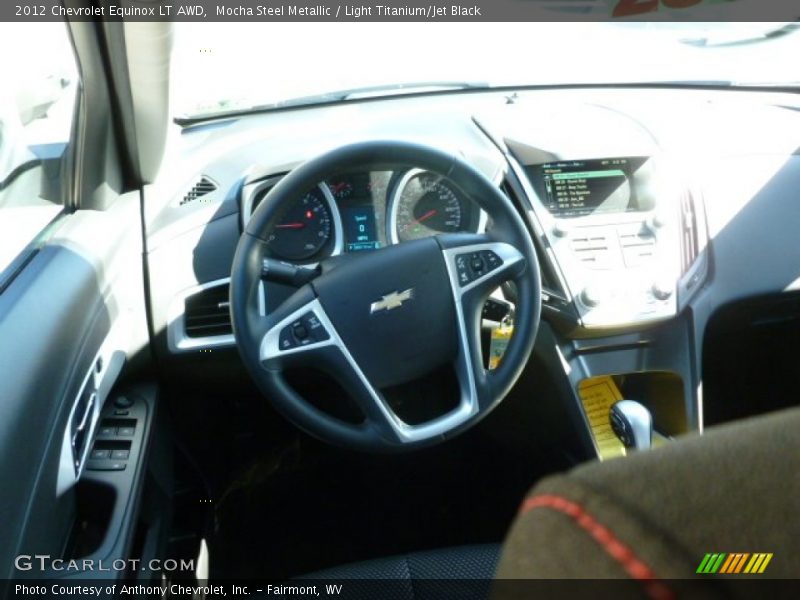 Mocha Steel Metallic / Light Titanium/Jet Black 2012 Chevrolet Equinox LT AWD
