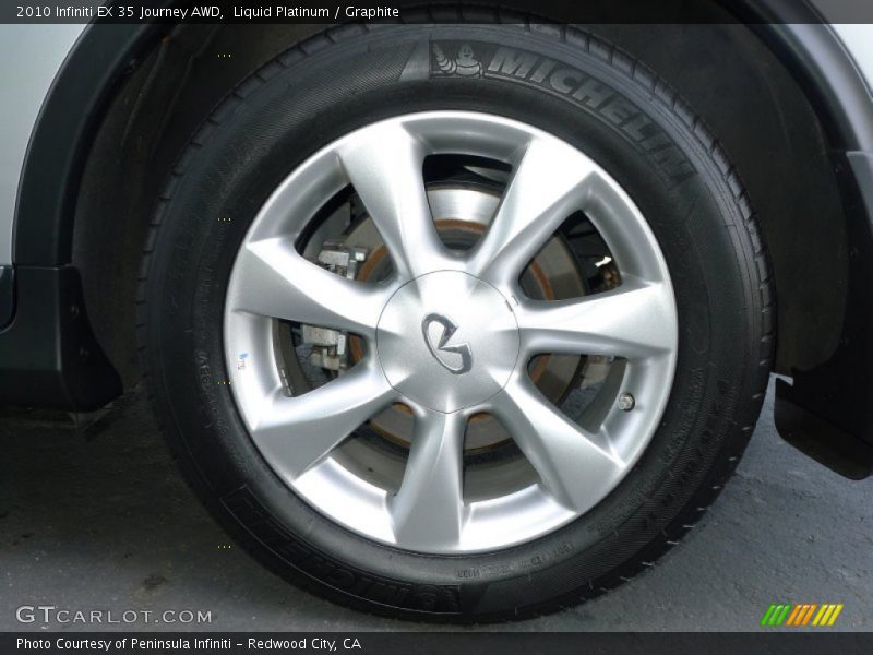 Liquid Platinum / Graphite 2010 Infiniti EX 35 Journey AWD