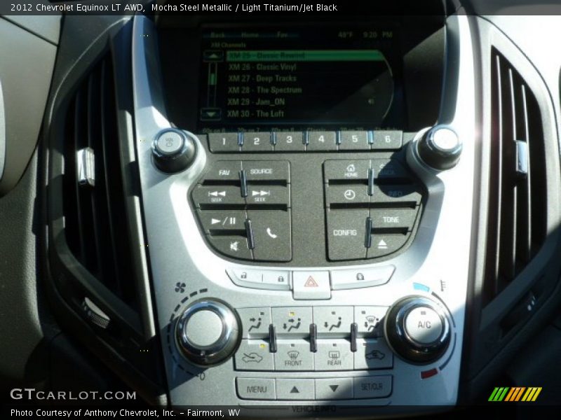 Mocha Steel Metallic / Light Titanium/Jet Black 2012 Chevrolet Equinox LT AWD