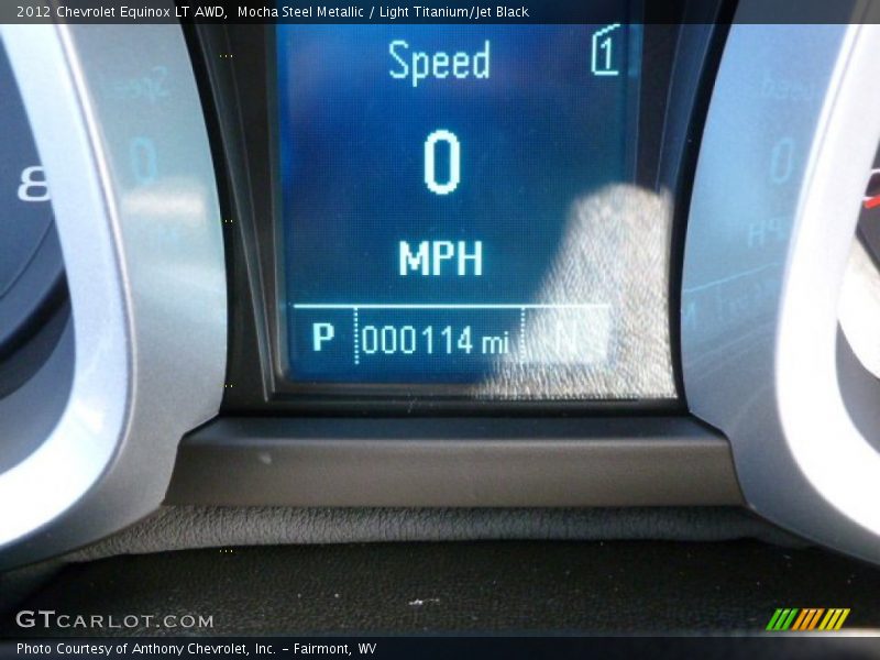 Mocha Steel Metallic / Light Titanium/Jet Black 2012 Chevrolet Equinox LT AWD