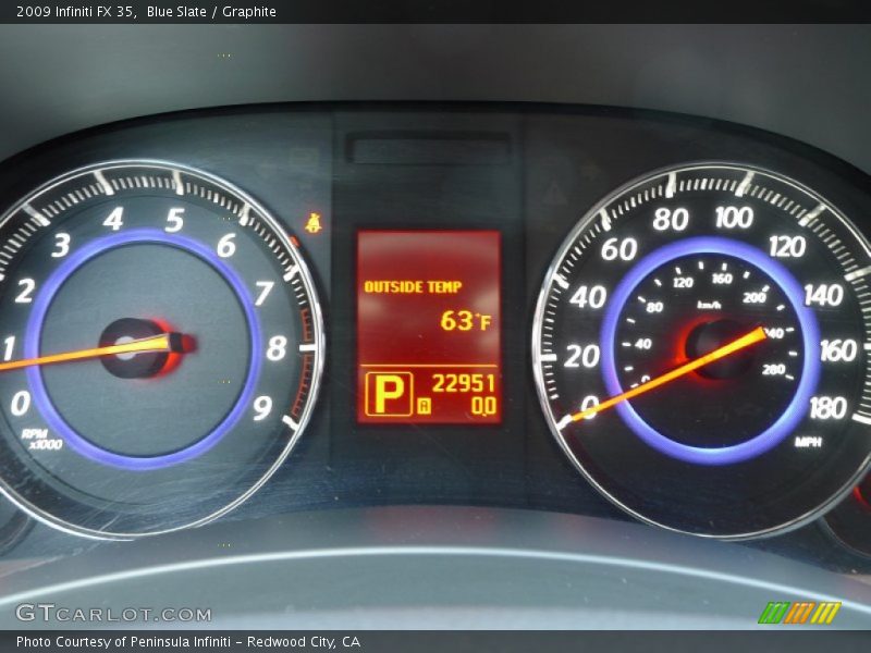 Blue Slate / Graphite 2009 Infiniti FX 35