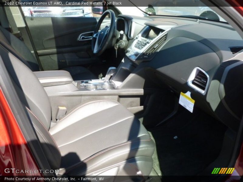 Cardinal Red Metallic / Jet Black 2012 Chevrolet Equinox LT AWD