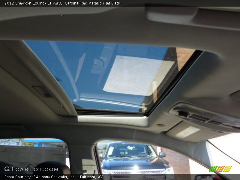 Cardinal Red Metallic / Jet Black 2012 Chevrolet Equinox LT AWD