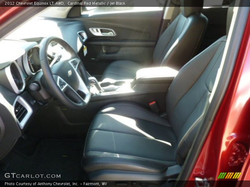 Cardinal Red Metallic / Jet Black 2012 Chevrolet Equinox LT AWD