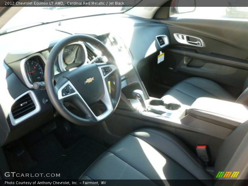 Cardinal Red Metallic / Jet Black 2012 Chevrolet Equinox LT AWD