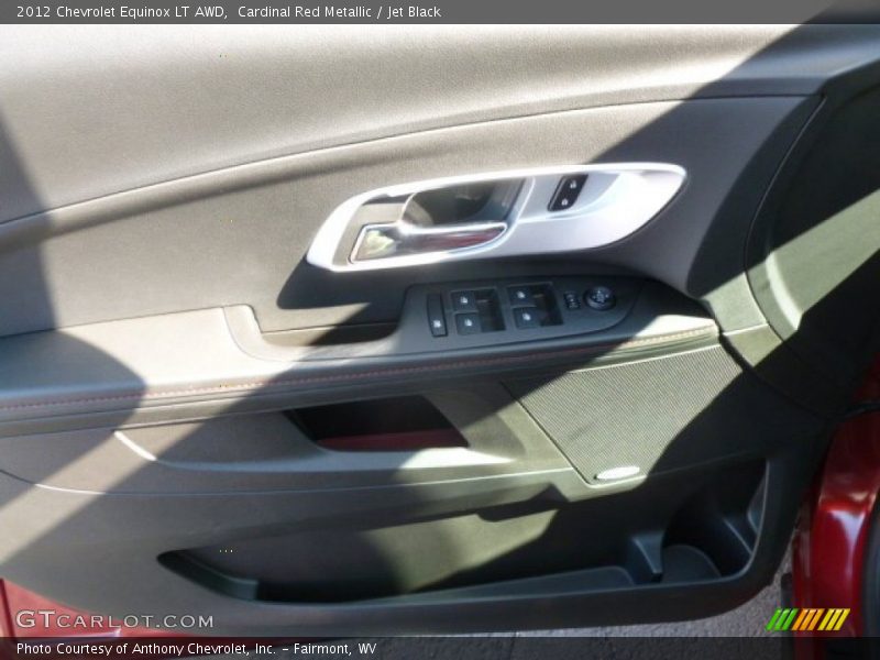 Cardinal Red Metallic / Jet Black 2012 Chevrolet Equinox LT AWD