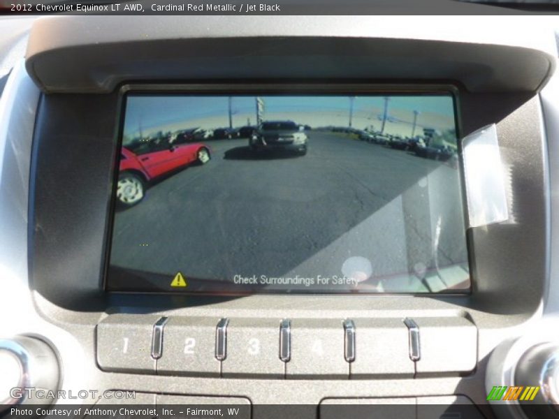 Cardinal Red Metallic / Jet Black 2012 Chevrolet Equinox LT AWD