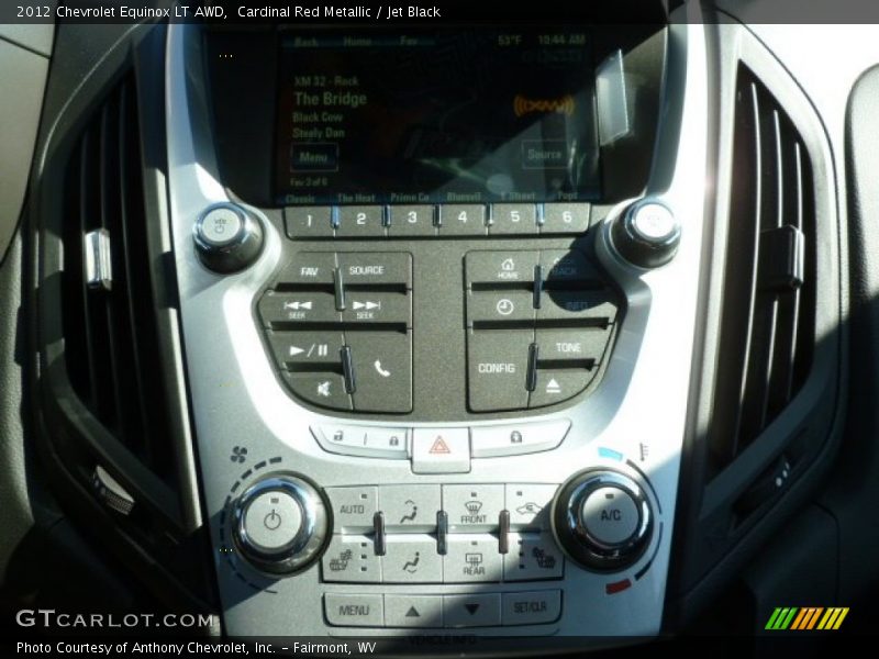Cardinal Red Metallic / Jet Black 2012 Chevrolet Equinox LT AWD