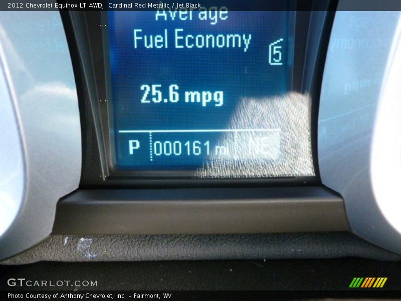 Cardinal Red Metallic / Jet Black 2012 Chevrolet Equinox LT AWD