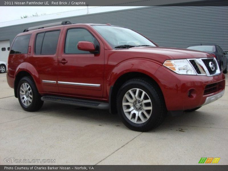 Red Brick / Graphite 2011 Nissan Pathfinder LE