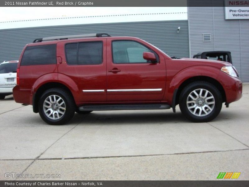 Red Brick / Graphite 2011 Nissan Pathfinder LE