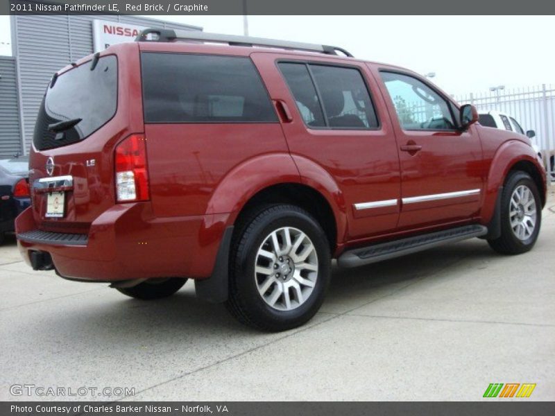 Red Brick / Graphite 2011 Nissan Pathfinder LE