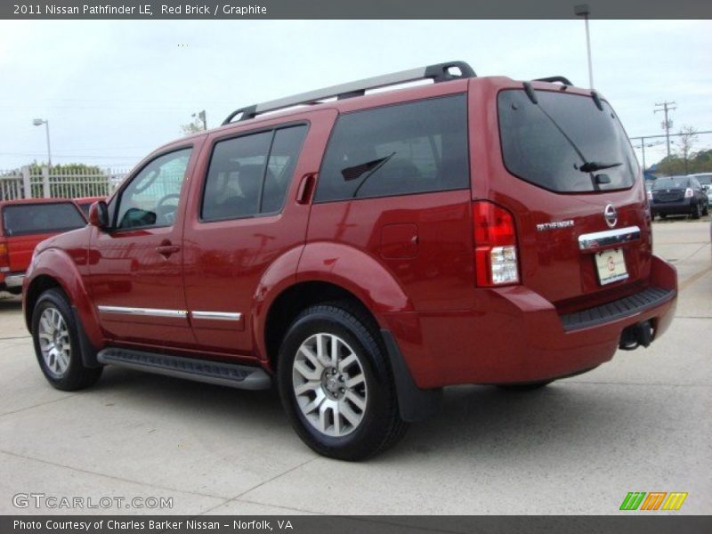 Red Brick / Graphite 2011 Nissan Pathfinder LE