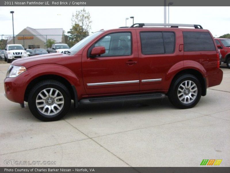 Red Brick / Graphite 2011 Nissan Pathfinder LE